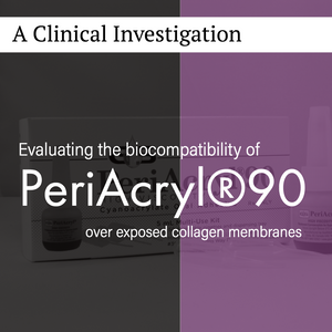 The Biocompatibility of Cyanoacrylate Tissue Adhesive in Conjunction with a Collagen Membrane